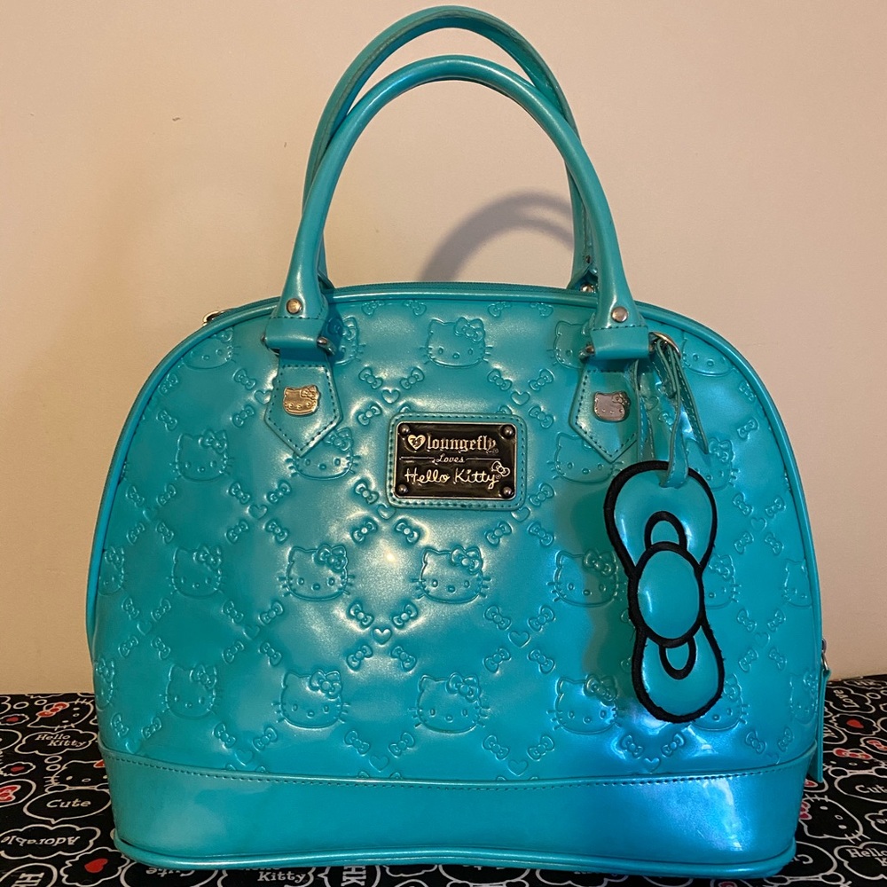 Loungefly Hello Kitty Satchel Aqua